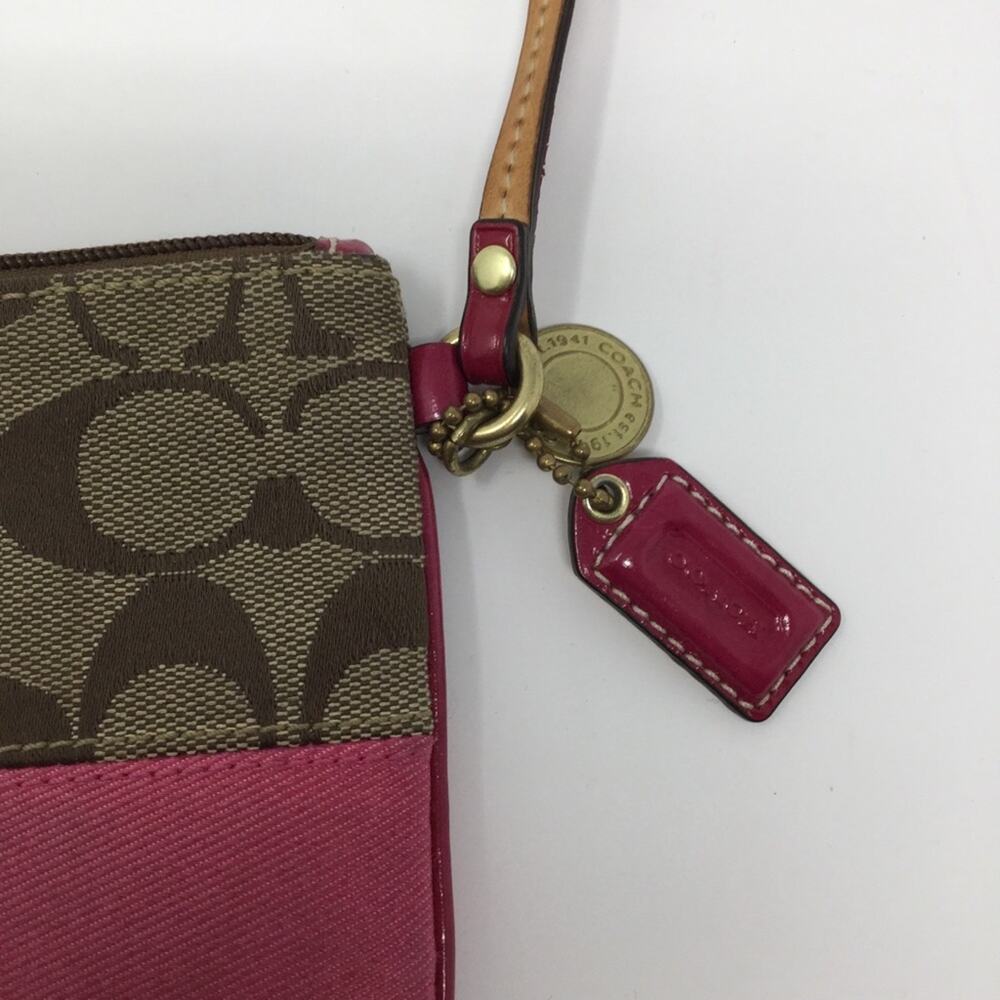 Coach Monogrammed Wristlet - Picture 2 of 5